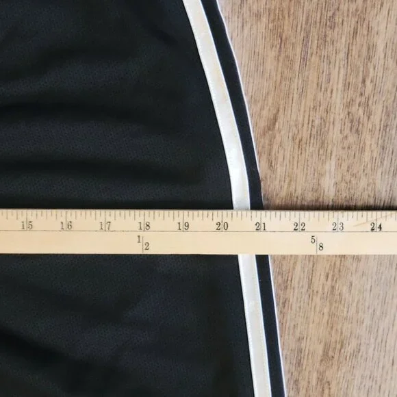 Adidas Vintage Climalite Track Pants Womens Large 2005 Black with White 3 Stripe - Picture 7 of 16